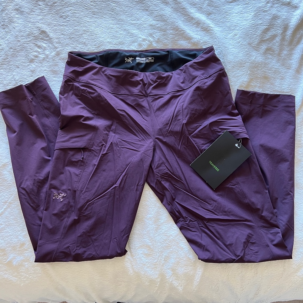 Arc'teryx Sabria Pant, Purple, Size 10